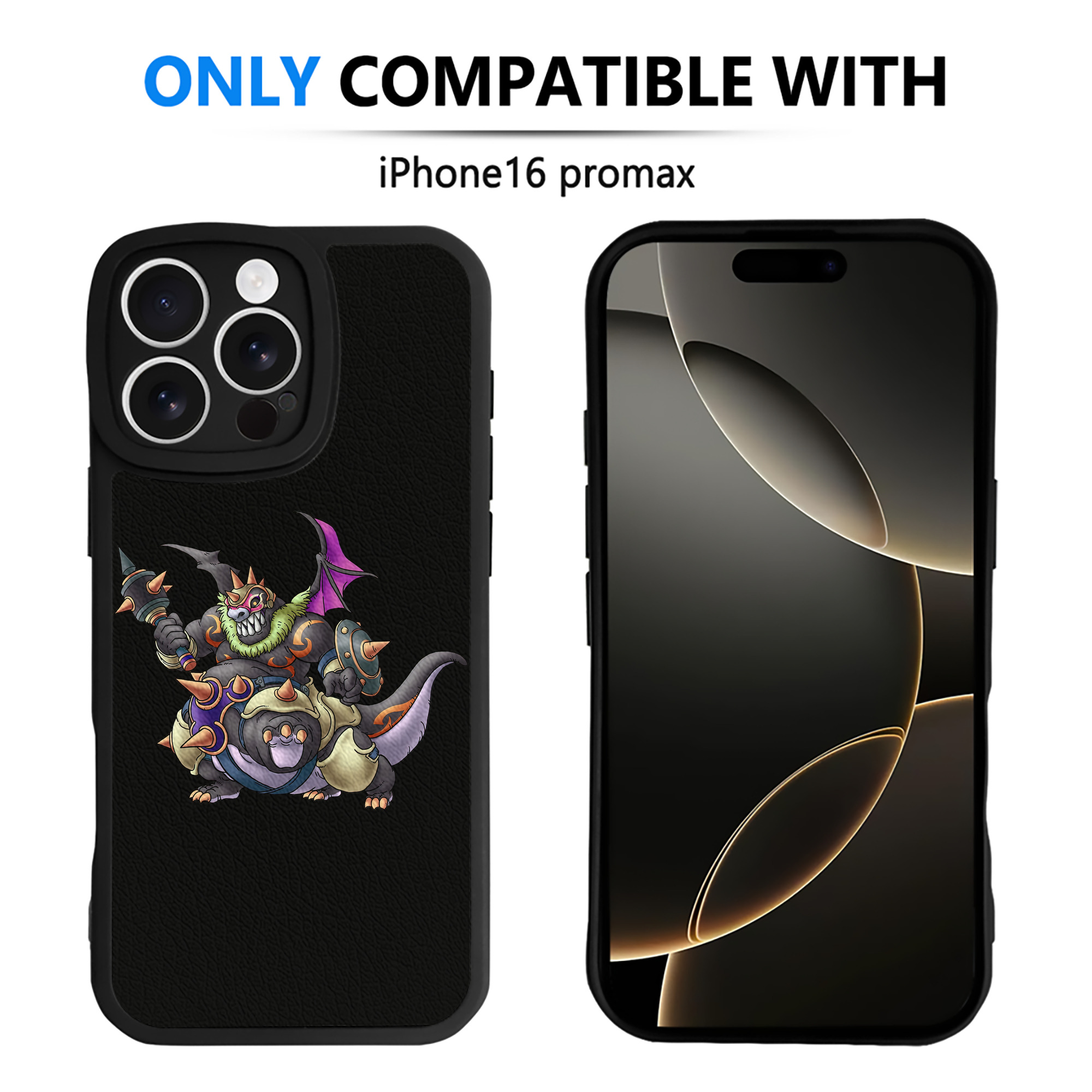 （画像用） ドラゴンクエスト Doragon Kuesuto Dragon Quest 【iPhone 16シリーズ対応】シリコンスマホケース（レザー調） 材質：シリコン